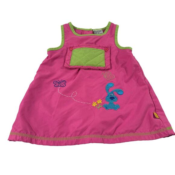 Vintage Blues Clues Dress Y2k 1990s Toddler 2T - Picture 1 of 8